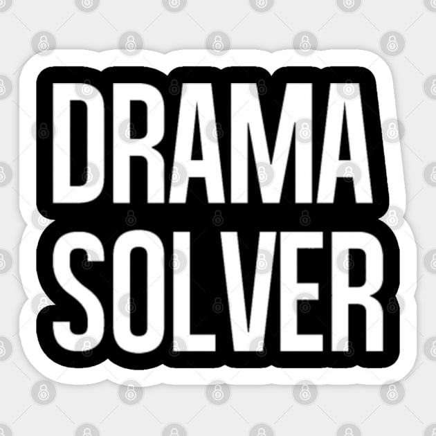 drama solver Sticker by VisualsbyFranzi